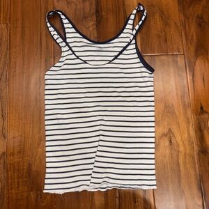 Brandy Melville Striped Sleeveless Tank top size small